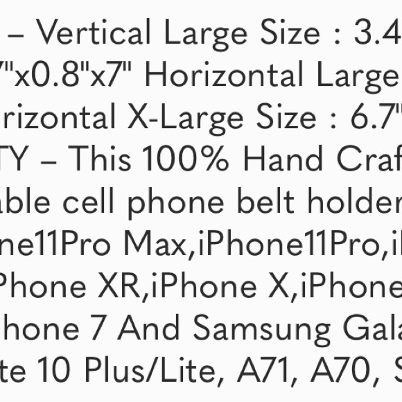 FLAPI Leather CellPhone Holster Belt Magnetic Flap - Picture 5 of 5